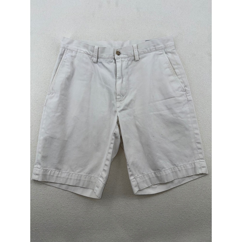 Polo Ralph Lauren Classic Fit 9" Chino Shorts Off White Cream Cotton Twill Men